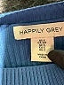 Happily Grey 100% Polyester Blue Bodysuit Size S - photo 3
