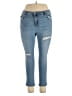 Wax Jean Hearts Blue Jeans Size 18 - photo 1