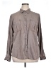 Maurices 100% Lyocell Gray Long Sleeve Button-Down Shirt Size XL - photo 1