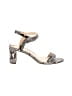 Nine West Animal Print Gray Sandals Size 8 1/2 - photo 1
