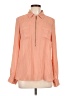 My Michelle 100% Polyester Orange Long Sleeve Blouse Size L - photo 1