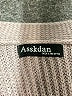 Asskdan 100% Acrylic Gray Cardigan Size 12 - photo 7