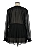 Torrid 100% Polyester Black Long Sleeve Blouse Size 1X Plus (1) - photo 2