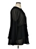 Torrid 100% Polyester Black Long Sleeve Blouse Size 1X Plus (1) - photo 4
