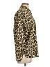 Zara Animal Print Gold Long Sleeve Blouse Size L - photo 4