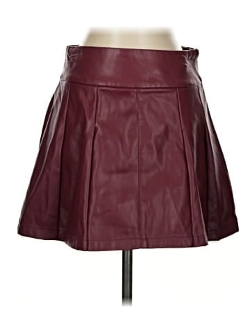 Tinseltown Faux Leather Skirt (view 1)