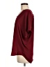 Lush 100% Polyester Burgundy Short Sleeve Blouse Size M - photo 5