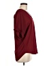 Lush 100% Polyester Burgundy Short Sleeve Blouse Size M - photo 4