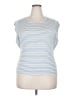 Studio 1886 Blue Short Sleeve Top Size 18 - photo 1