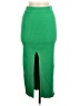 Zara Solid Green Formal Skirt Size M - photo 1