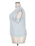 Studio 1886 Blue Short Sleeve Top Size 18 - photo 5