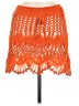 Unbranded 100% Polyester Orange Casual Skirt Size M - photo 1