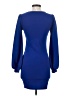 Shein Solid Blue Cocktail Dress Size S - photo 2