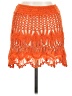 Unbranded 100% Polyester Orange Casual Skirt Size M - photo 2