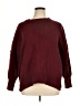 Fashion Solid Burgundy Pullover Sweater Size XL - photo 1