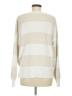 Moon & Madison Stripes Ivory Pullover Sweater Size M - photo 2