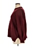 Fashion Solid Burgundy Pullover Sweater Size XL - photo 5