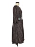 Max Studio Print Brown Casual Dress Size M - photo 4
