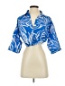 Zara Blue 3/4 Sleeve Blouse Size XS - photo 1