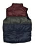 Old Navy 100% Nylon Color Block Burgundy Vest Size 8 - photo 2