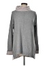 Joan Vass Gray Turtleneck Sweater Size L - photo 1