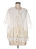 Twin-Set Ivory 3/4 Sleeve Blouse Size M - photo 1