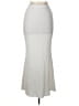 Shein Chevron-herringbone Gray Ivory Casual Skirt Size L - photo 1