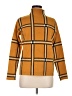 Tahari Plaid Orange Turtleneck Sweater Size M - photo 1