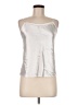 Flora Nikrooz Metallic Silver Sleeveless Top Size M - photo 1