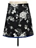 Assorted Brands Graphic Black Casual Skirt Size 4 - photo 1