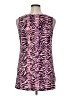 Logo Layers Purple Sleeveless Blouse Size XL - photo 2