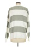 Moon & Madison Stripes Green Pullover Sweater Size M - photo 2