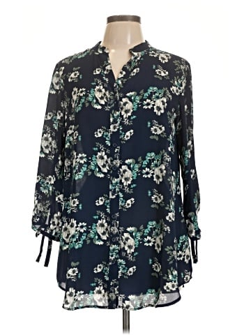 Joan Rivers 3/4 Sleeve Blouse (view 1)