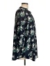 Joan Rivers 100% Polyester Floral Teal 3/4 Sleeve Blouse Size 12 - photo 4