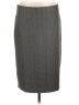 Ann Taylor LOFT Houndstooth Gray Formal Skirt Size L - photo 1