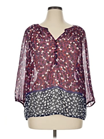Liz Claiborne 3/4 Sleeve Blouse (view 1)