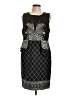 Spiegel Graphic Black Cocktail Dress Size 14 - photo 1