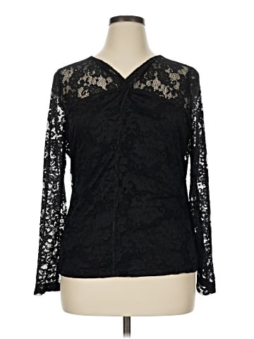 Elie Tahari Long Sleeve Blouse (view 1)