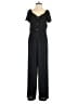 Monteau Solid Black Jumpsuit Size S - photo 1