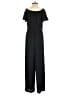 Monteau Solid Black Jumpsuit Size S - photo 2