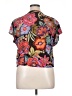 Torrid Black Short Sleeve Blouse Size 1X Plus (1) - photo 2