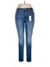 Express Solid Blue Jeans Size 14 - photo 1