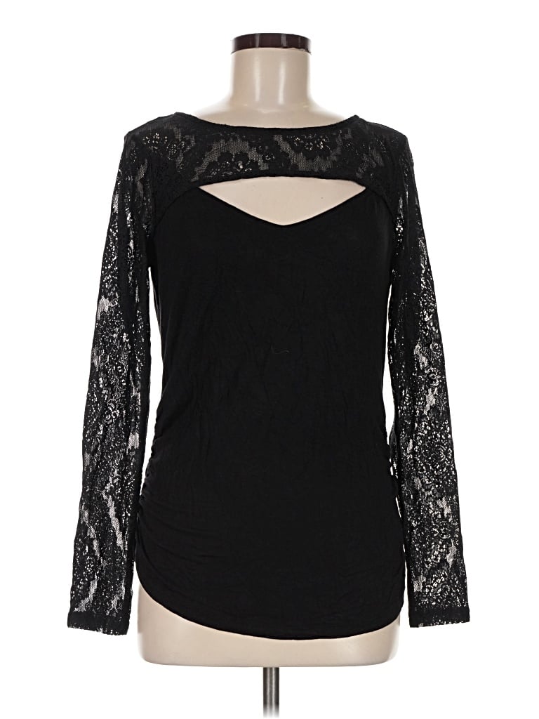 Pre-owned Rock&republic Long Sleeve T-shirt In Black