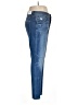 Express Solid Blue Jeans Size 14 - photo 4