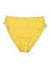 CUUP Solid Yellow Swimsuit Bottoms Size 6 - photo 1