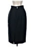 Laurel 100% Wool Solid Black Blue Wool Skirt Size EU (FR) 36 / US 4 - photo 2