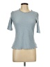 Status by Chenault Blue Short Sleeve Top Size L - photo 1