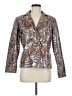 Bamboo Traders 100% Polyester Metallic Silver Gray Blazer Size M - photo 1