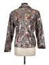Bamboo Traders 100% Polyester Metallic Silver Gray Blazer Size M - photo 2