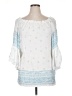Elan 100% Rayon White 3/4 Sleeve Blouse One size - photo 1